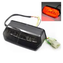 Мотоцикл Красный светодиодный тормоз Встроенный задний фонарь Поворотная подгонка сигнала для Honda CBR650F