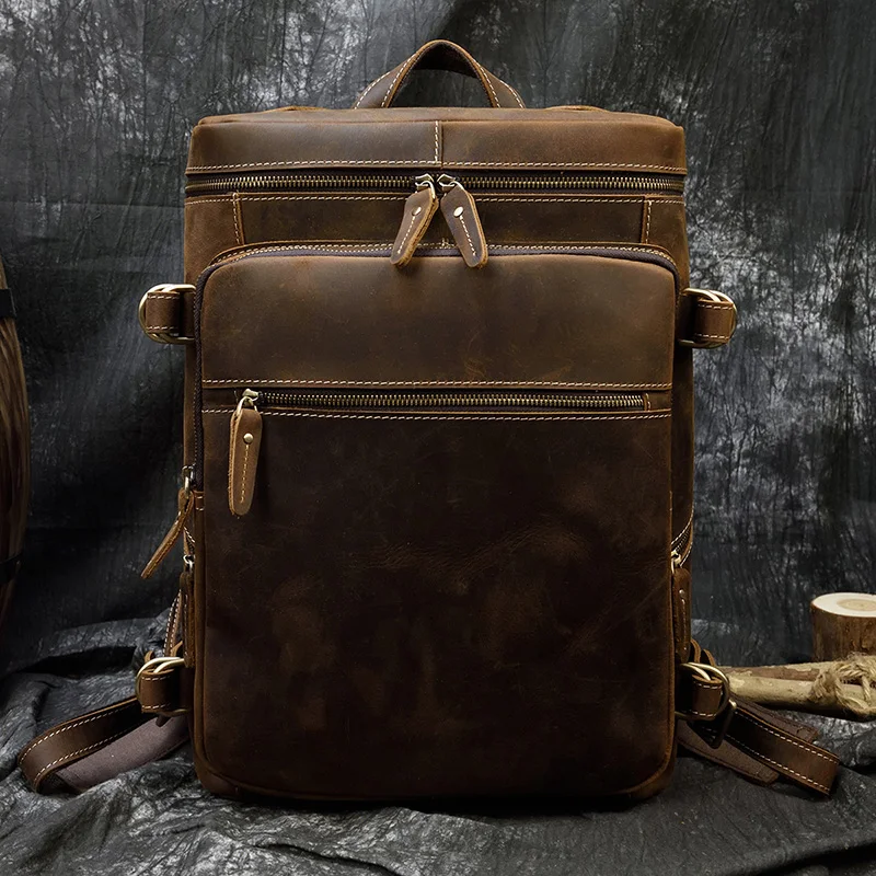 China leather business backpack Suppliers