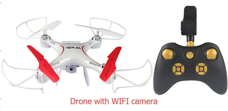 HY66W 20 минут Летающий селфи Дрон с камерой HD Квадрокоптер FPV Квадрокоптеры с камерой Радиоуправляемый вертолет, игрушки - Цвет: RED WITH CAMERA