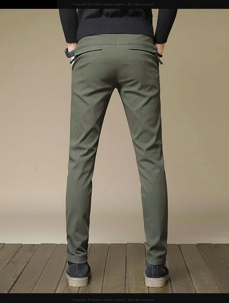 Высококачественные Новые мужские деловые повседневные универсальные удобные дышащие модные не железные складывающиеся теплые брюки для отдыха