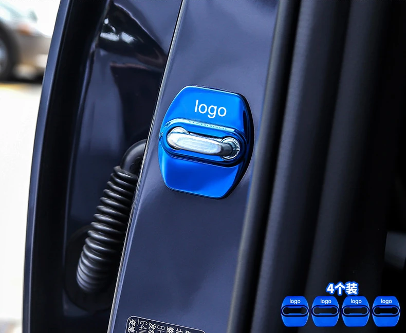 

For Hyundai KONA/KAUAI 2018 Car Door Lock Key Cover Latch Stop Anti Rust Water Proof Door Lock Keys Protect Buckle Cover Kona