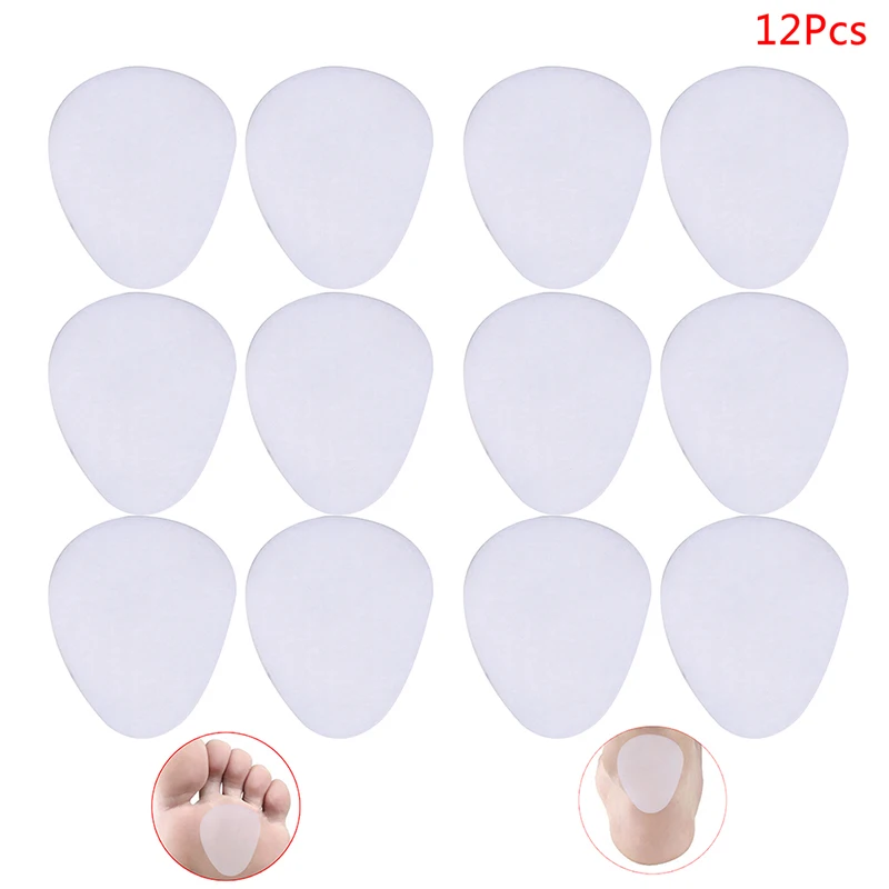 12pcs/Set Felt Foot Pads Foam Heel Free Stickers High-heeled Shoes Patch Foot Corn Blister Calluses Toe Finger Protector Hot