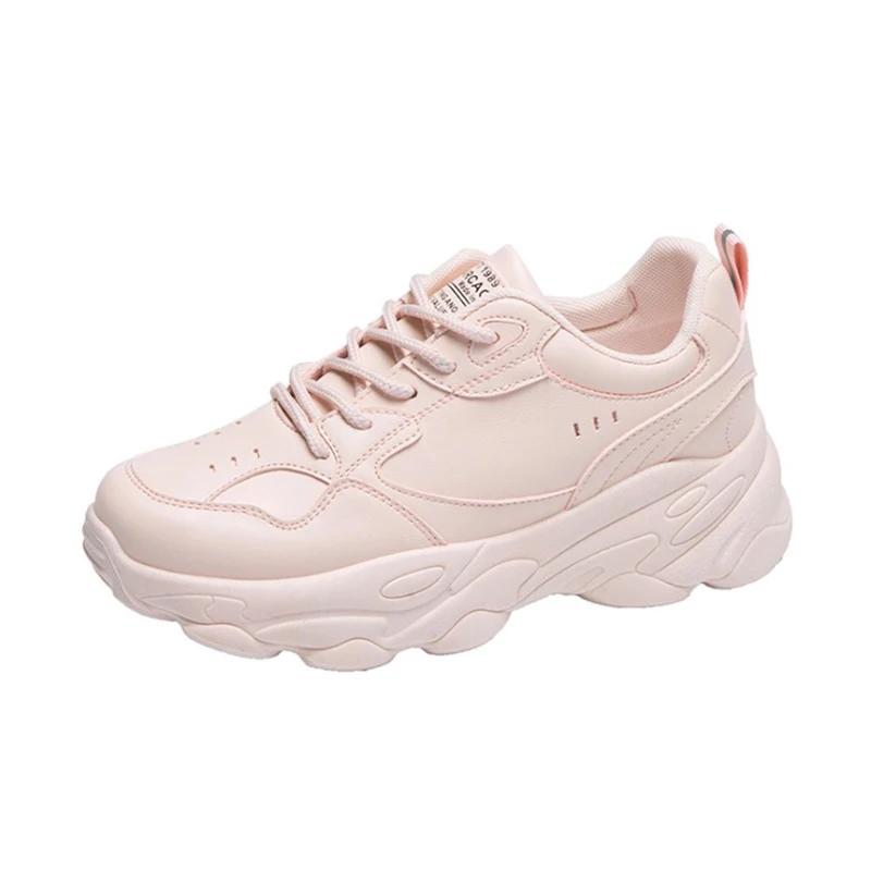

Women Shoes 2020 Spring Autumn PU Leather Women Casual Shoes Flats platform Fashion Women Shoes Low Top Off White Sneakers Shoes