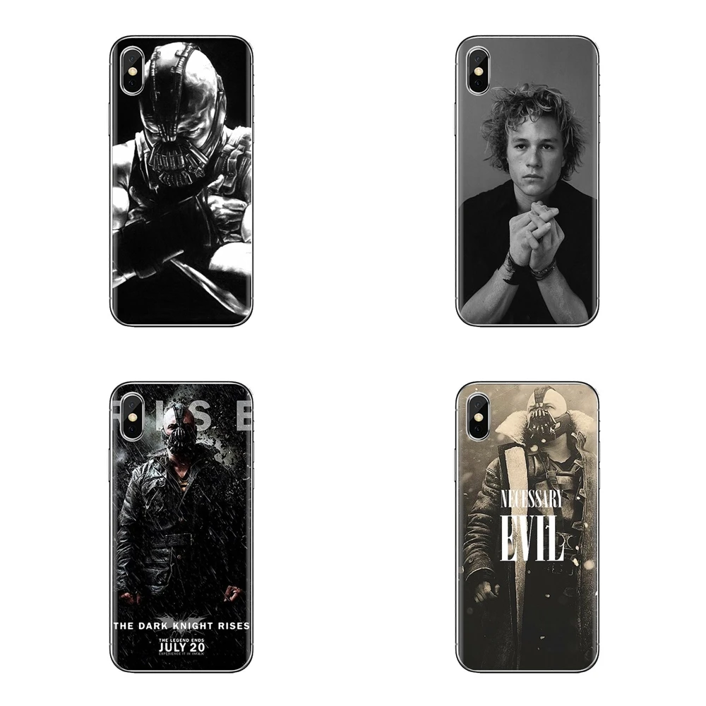 Для iPod Touch Apple iPhone 4 4s 5 5S SE 5C 6 6S 7 8 X XR XS Plus MAX прозрачные мягкие чехлы Bane Темный рыцарь: