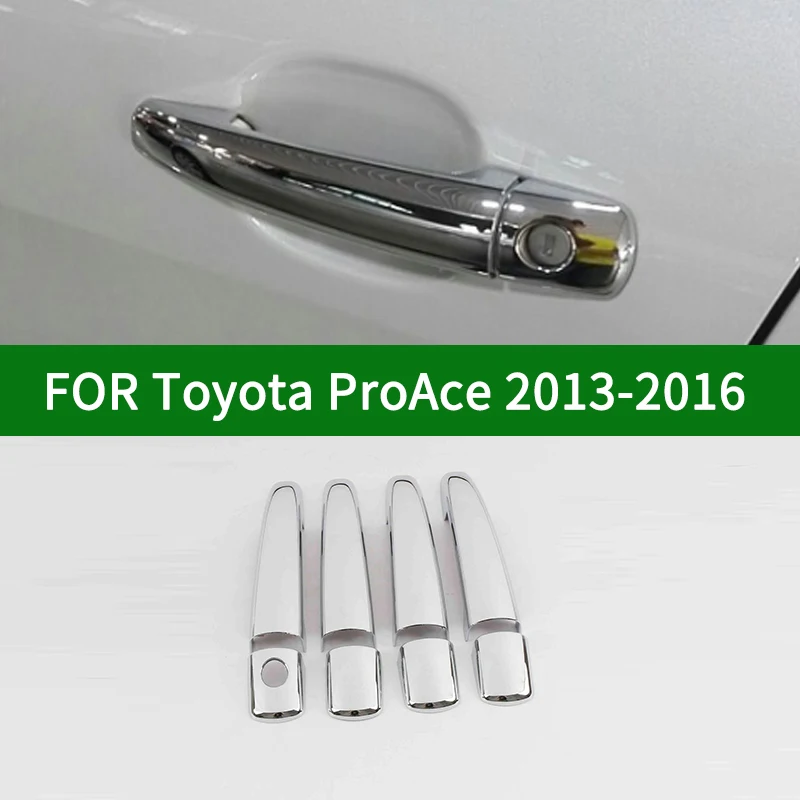 

Для Toyota Proace 2013-2016 аксессуар хромированная Серебряная Автомобильная боковая дверная ручка крышки отделка 2014 2015