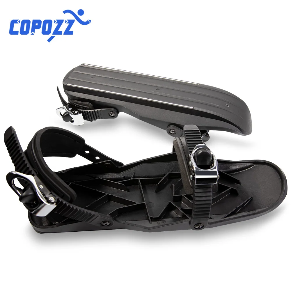 

COPOZZ winter Ski Skates Mini Portable Snow Shoes Adjustable Bindings Snow The Short Outdoor Travel Skiboard shoes