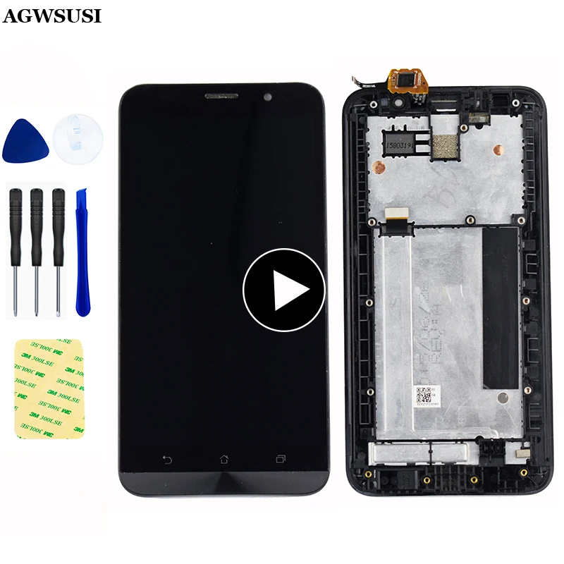 ЖК дисплей и сенсорный экран для Asus Zenfone 2 ZE551ML Z00A Z00AD Z00ADB|touch screen digitizer|screen touchdisplay lcd