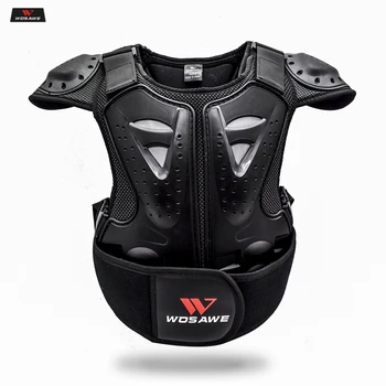 

WOSAWE Kids Body Chest Spine Protector Protective Guard Vest Motorcycle Jacket Child Amour Gear for Motocross Dirt Bike Skating