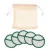 5Pcs/bag Reusable Bamboo Cotton Make Up Remover Pad Washable Rounds Facial Cleansing Pads Face Wipes Portable with Laundry Bag 17