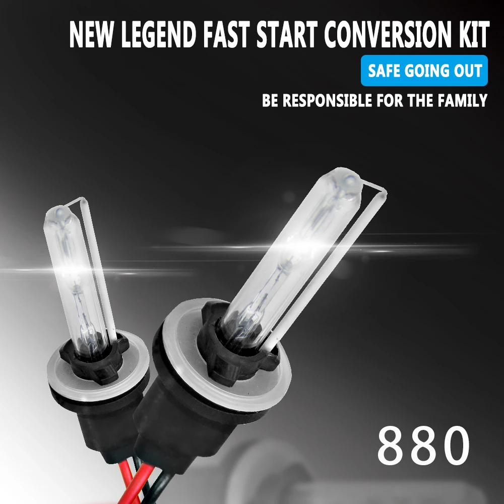 CROSSFOX 6000K HID балласт Наборы ксеноновый светильник автомобилей головной светильник лампочка H1 H3 H11 H7 ксенон H4 9005 9006 9007 9004 H13 880 3000 k-12000 K 35 Вт/55 Вт