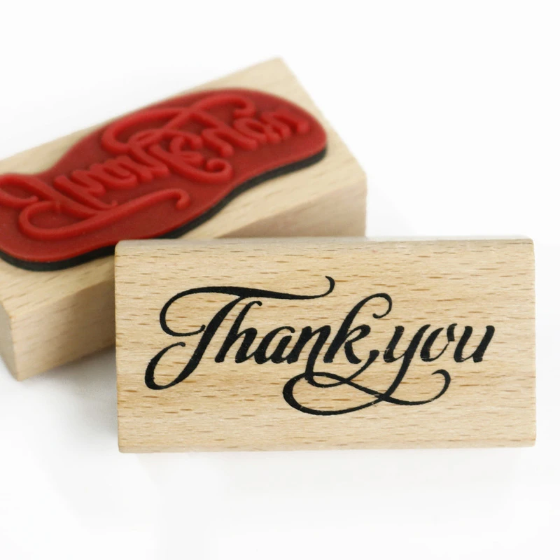 religie opgraven Wanorde 1Pc Vintage Stijl Bedankt Hout Stempels Diy Gift Stempel Voor Scrapbooking  Fotoalbum Decoratie|wood stamp|stamp thank youthank you stamp - AliExpress