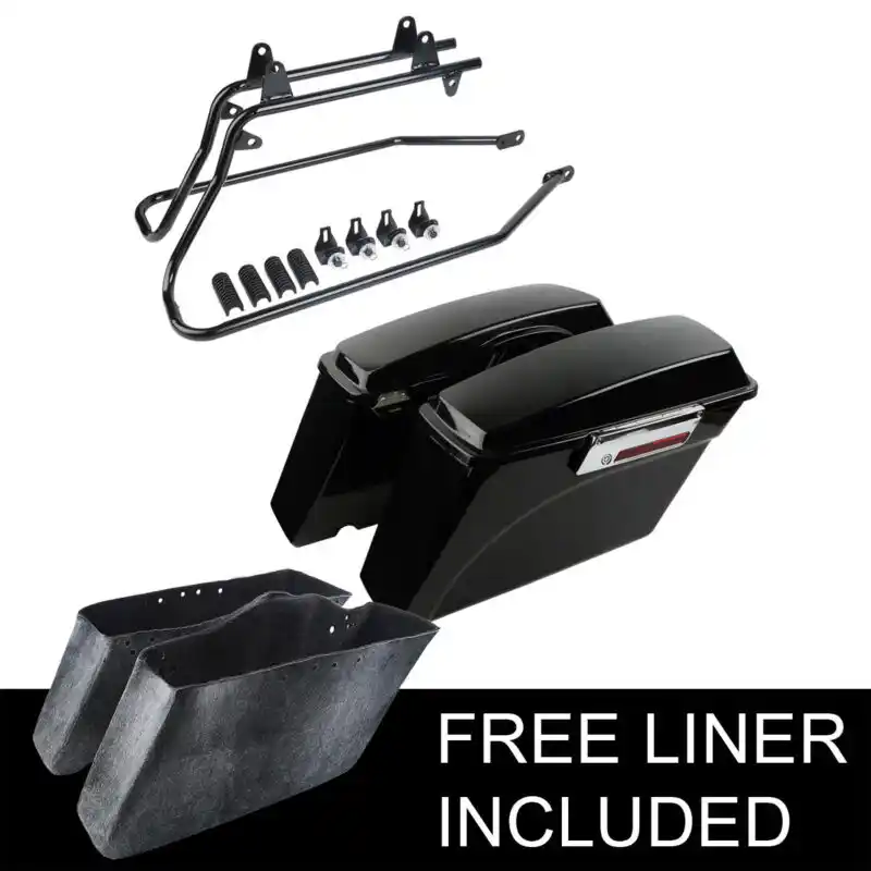 hard saddlebags for harley softail