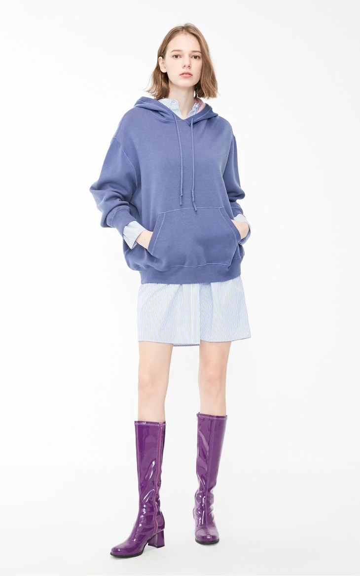 Vero Moda женский свитер свободного кроя с капюшоном с открытыми плечами вязаный Топ | 319113535