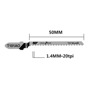 

T101AO T-Shank Jigsaw Blades Curve Cutting Tool Kits For Wood Plastic For Cutting Hardwood Sheet Metal