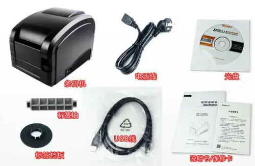 Принтер штрих кодов GPRINTER GP3120TL термопринтер для печати этикеток без сушки|Детали