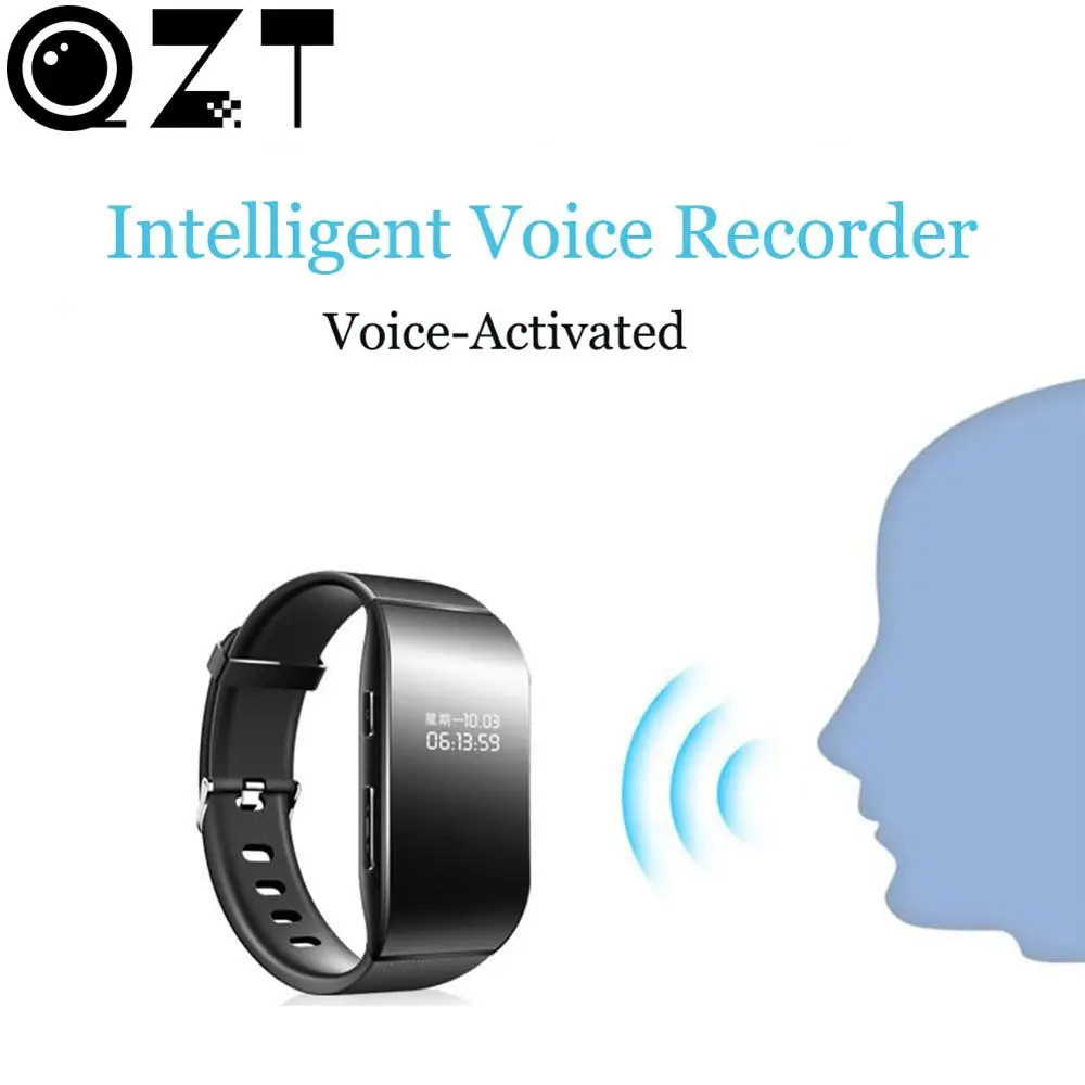 

8GB Digital Voice Recorders Wrist Watch Wristband Business Audio Recording Dictaphone MP3 Voice Activated Sound Recorder