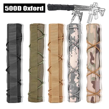 

TOtrait 500D Muffler Cover 8.66" 22cm Suppressor Mirage Heat Cover Tactical Shield Sleeve Silencer Cover Airsoft Muffler Protect