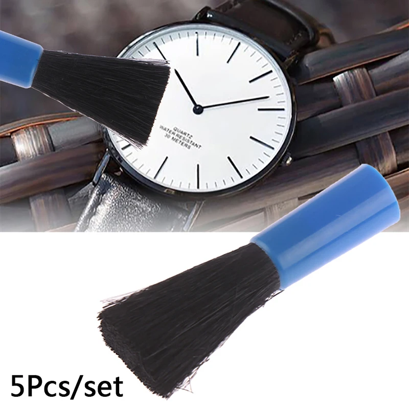 

5pcs Jewelry Cleaning Brush Watch Lens Dust Rust Remover Removal Cleaner Tool