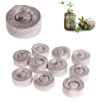 

5pcs 30mm Peat Pellets Seed Starting Plugs Pallet Seedling Soil Block Efficiency Rapid Expansion For Transplanting Planting