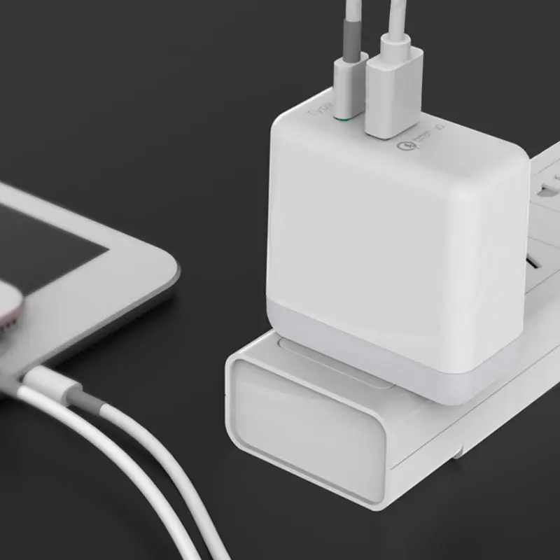 2 2 порта 36 Вт USB-C PD быстрое зарядное устройство домашний дорожный настенный зарядный адаптер со складной Американский штекер для iPhone samsung Galaxy мобильного телефона