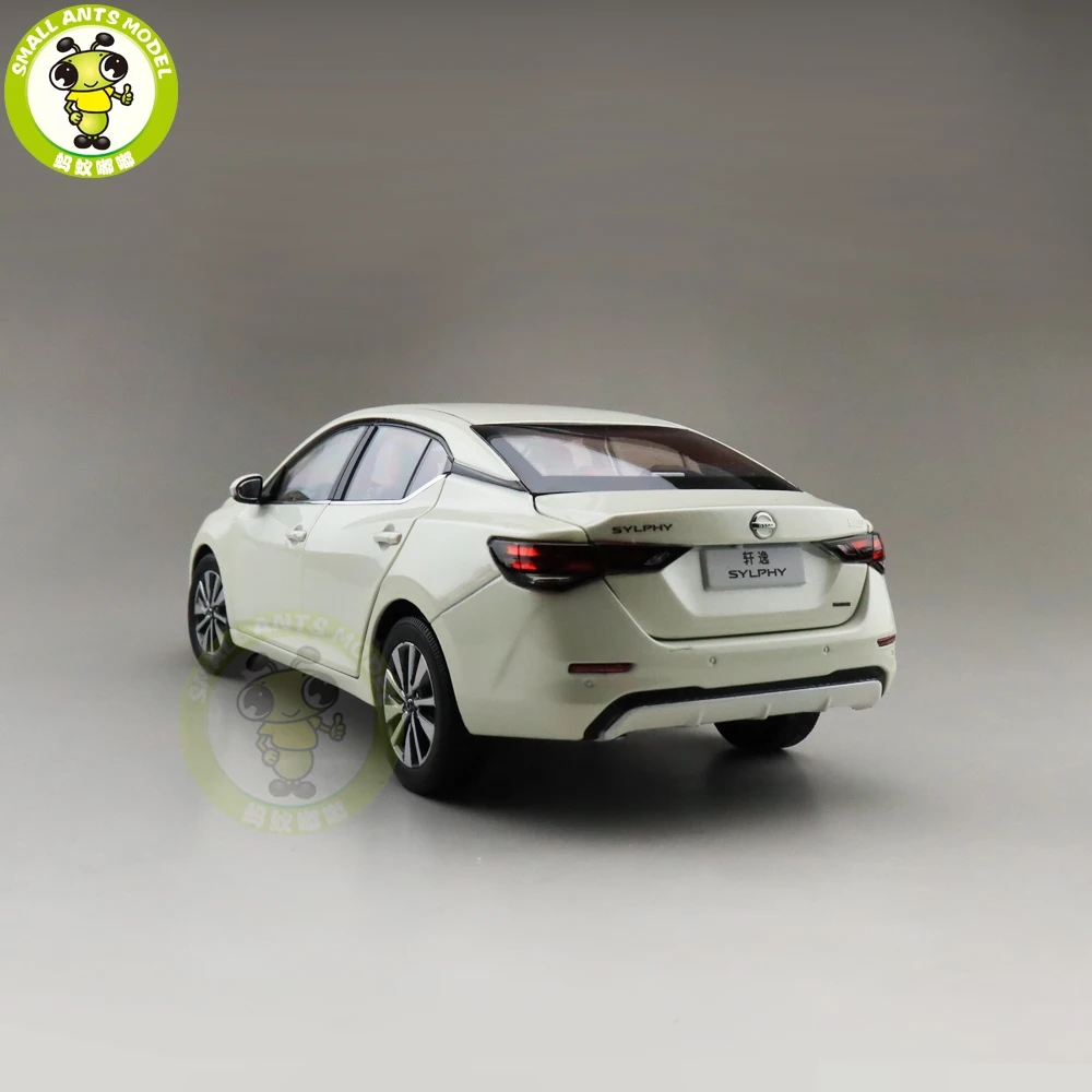 1/18 Nissan SYLPHY автомобиль из литого металла модель игрушки Дети Подарки для мальчиков и девочек белый