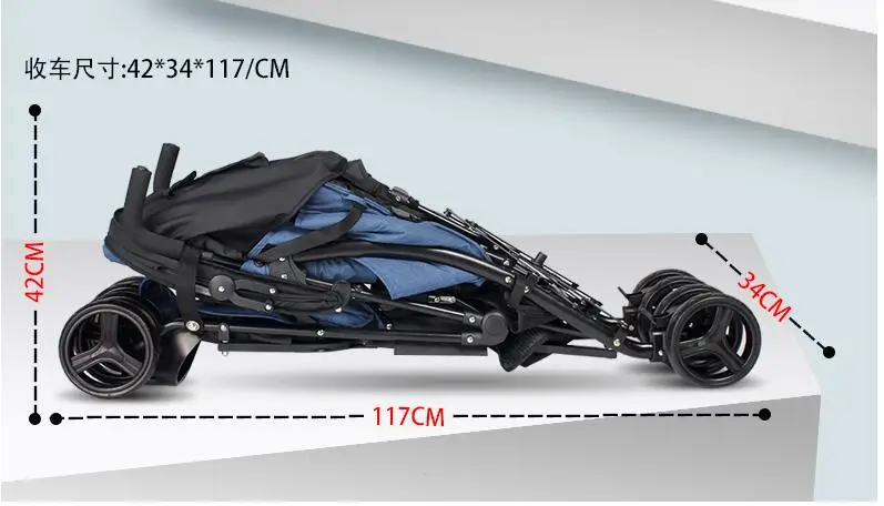 Blue-Baby Twins Stroller Easy Portable Folding Double Baby For Big And Small Baby Can Sit And Lie Before After The Second Child 19 Blue-Baby Twins Stroller Easy Portable Folding Double Baby For Big And Small Baby Can Sit And Lie Before After The Second Child