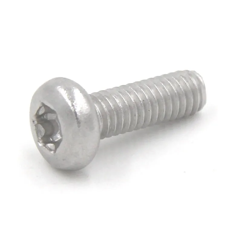 (50 pc/lot) SUS304 M4*L=5-80mm stainless steel pan head torx machine security screw GB2672 | Обустройство дома