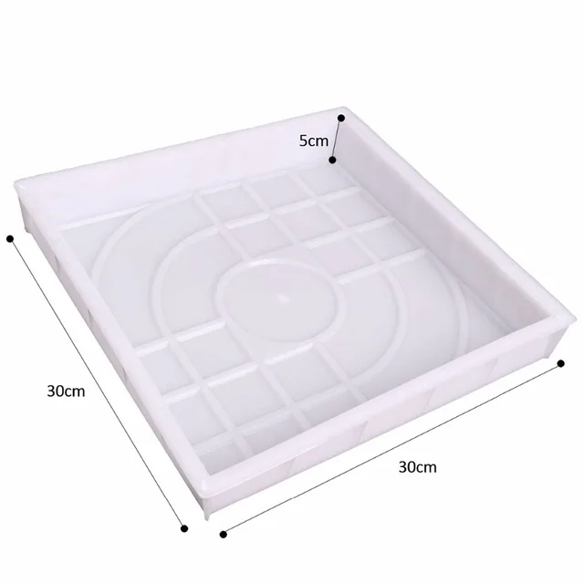 Tégla Penész Négyzet Alakú Kerti Ösvény Beton Műanyag Séta Újrafelhasználható Színes Penészek Készítmény Szerszámépítő Kiegészítők - Image 5