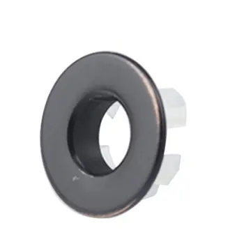 

Electroplating Plastic Design Bathroom Basin Sink Overflow Ring Six-foot Round Insert Chrome Hole Cover Cap Drop Shipping Sale