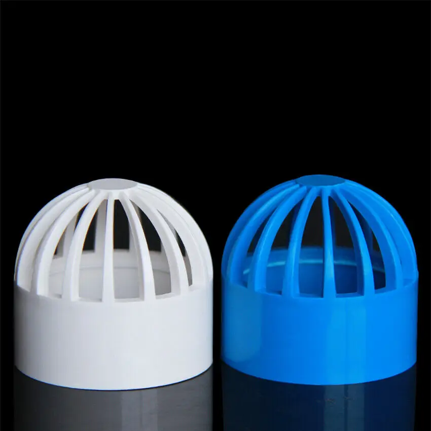Pipe Fitting PVC Water Filter Cap Net 32,40,50,63,75,90,110mm End Pipe Metric Solvent Weld Pressure Pipe Fitting Connector Aquarium Pond Pool