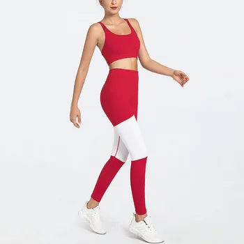 

Seamless Yoga Set Fitness Clothing Sportswear High Waist Women Gym Set Women Fitness Leggings Tights Sports Bra Sets