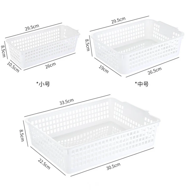 Бытовой Пластик полые настольная корзина для хранения закуски корзина для хранения прямоугольный разное контейнер для хранения, для ванной подвесная корзина