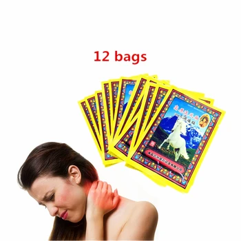 

Far IR Horse Bone Marrow Medical Plaster Arthritis Care Essential Oil Back Body Muscle Massagem Patches Sciatica Ointment 12Pcs