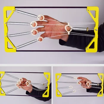 

Piano guitar Guzheng finger strength adjustable distance finger force rehabilitation strong grip Finger Orthosis Hand Exercise