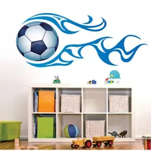 Стиль три поколения передвижная стена из ПВХ стикер s декор для комнаты мальчика Наклейка на стену «футбольный мяч» XY6028