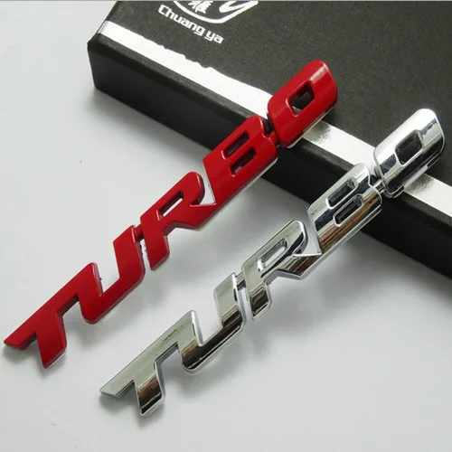 Декоративная надпись TURBO-зарядка для прикрепления этикеток TURBO Багажник автомобильный брелок с логотипом, 3D маркировки автомобиля Стикеры Спортивные Маркировки