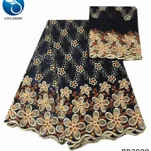 Красивый Базен riche ткань Африканский Базен riche getzner высокое качество нигерийское платье кружевная ткань набор Базен brode PB20