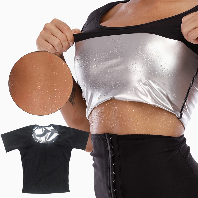target shapewear Women Sauna Sweat Vest Polymer Waist Trainer Weight Loss Shapewear Tummy Slimming Sheath Workout Body Shaper Corset Fajas Top spanx underwear