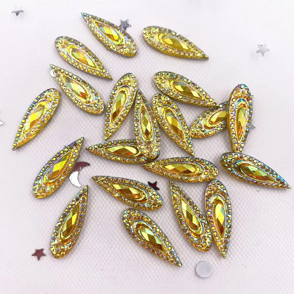 4X6mm 60pcs a bag small size drop glass beads for jewelry making