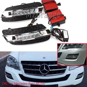 

2PCS LED Daylight For Mercedes Benz ML350 W164 ML280 ML300 ML320 2006 -2009 Daytime Running Light Accessories DRL LED Lamps