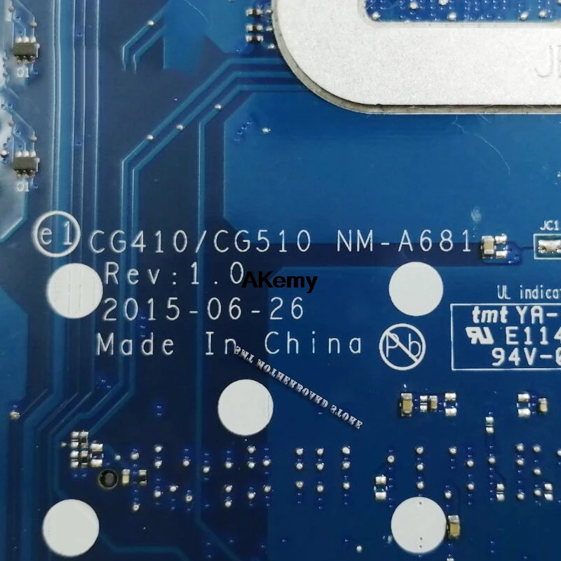 CG410/CG510 NM-A681 подходит для lenovo B50-50 100-14IBD ноутбук материнская плата Процессор i3 5005U GT920M DDR3 тесты работы