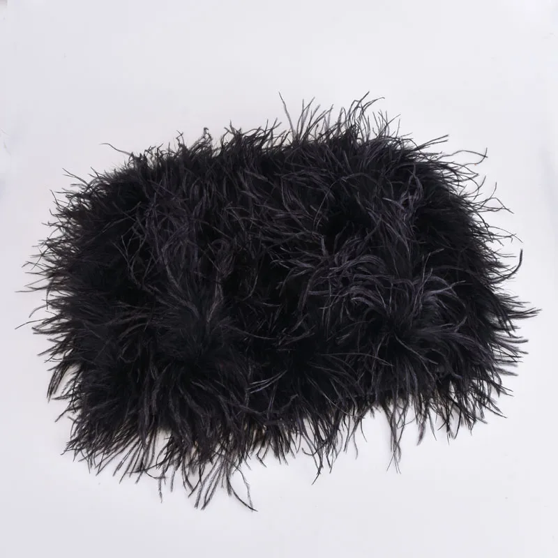 Новинка 100% бюстгальтер из натурального страусиного меха нижнее белье женское