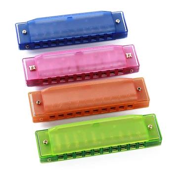 

Baby Musical Toy Multicolor Translucent Children's Harmonica Harmonica Beginner Harmonica For Kids Kids Music Learning Gift
