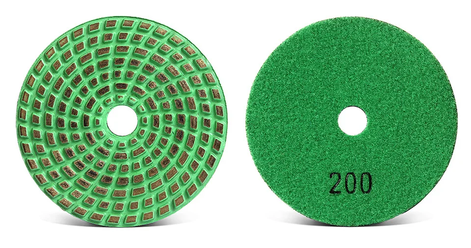 Z-LEAP " Алмазный полировальный коврик шлифование Бетонного Пола дисковый Спеченный Металл Бонд абразивное колесо сухого влажного использования для угловой шлифовки