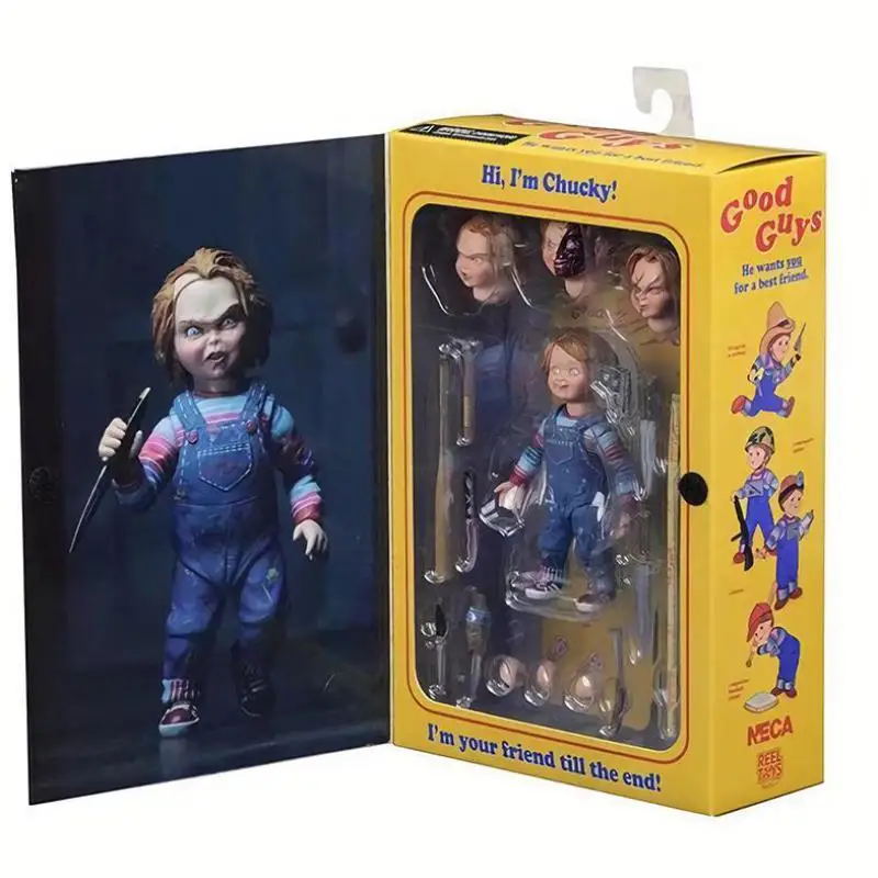 NECA Chucky Экшн фигурки детская игра хорошие мальчики кукла 15 см - Цвет: With Box