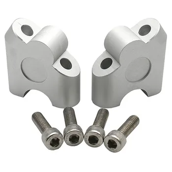 

Motorcycle Cnc Aluminum Handlebar Riser Clamp Mount Taper 2Pcs 22Mm Suitable For Triumph Honda Yamaha Suzuki Kawasaki
