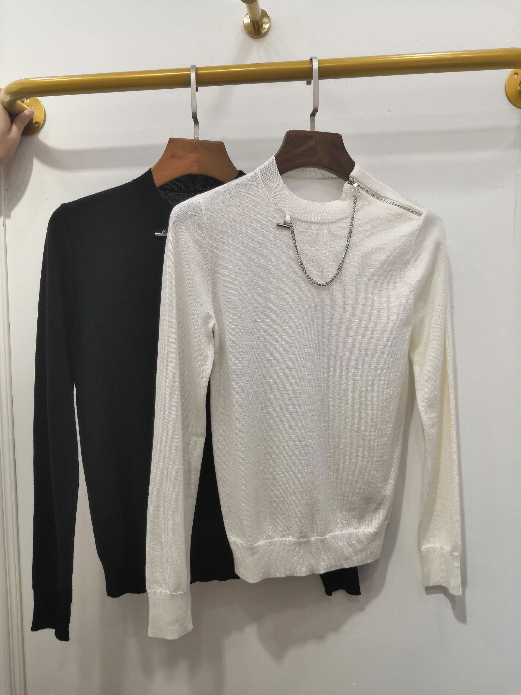 

2019 new women wool casual sweater pullover 2 color ddxgz2