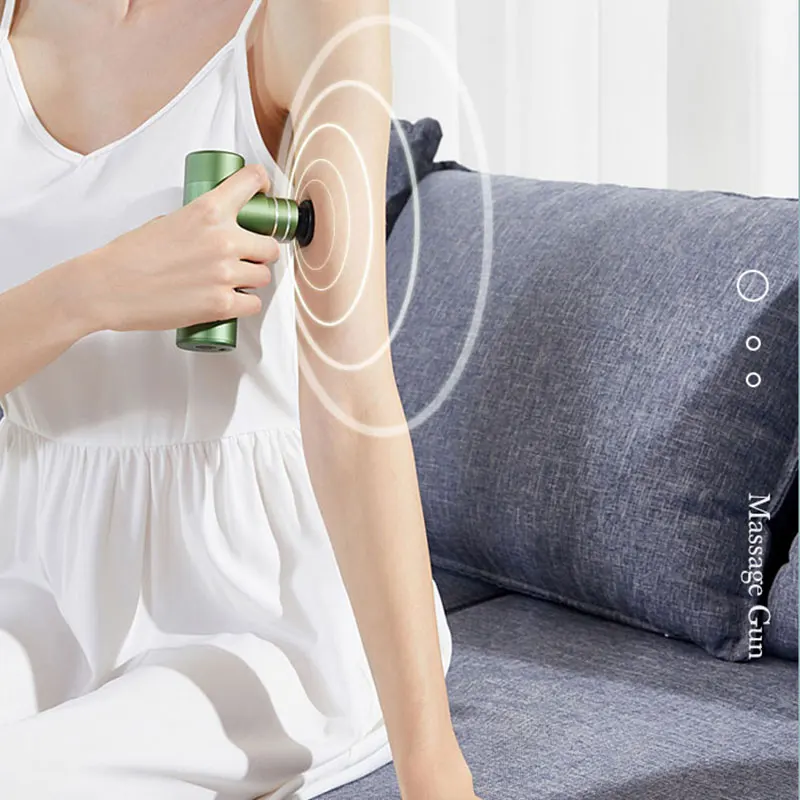 

The new hand-held mini electric massage gun is suitable for body massage to relax and relieve pain which is convenient to carry