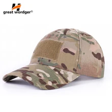 Тактический камуфляжная бейсболка шапка армии США бейсбольная кепка в стиле милитари Для мужчин Пеший Туризм рип-стоп Регулируемый Пейнтбол боевой Охотничьи кепки