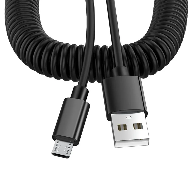 Гибкий эластичный растягивающийся Micro USB кабель для OPPO Realme 3 2 Pro 3i C2 C1 U1 1 5 lenovo A5s A5 кабель для синхронизации данных и зарядки